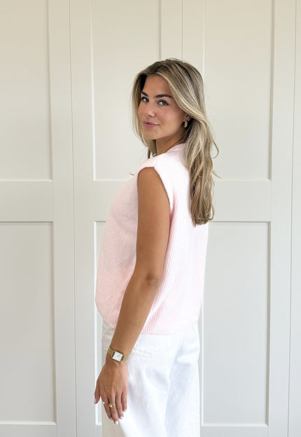 Famous Online Store Knit gilet Jenny roze