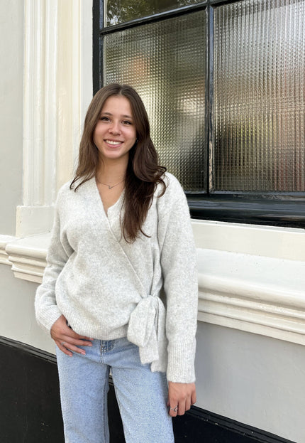 Famous Online Store Knit vest Isabella grijs