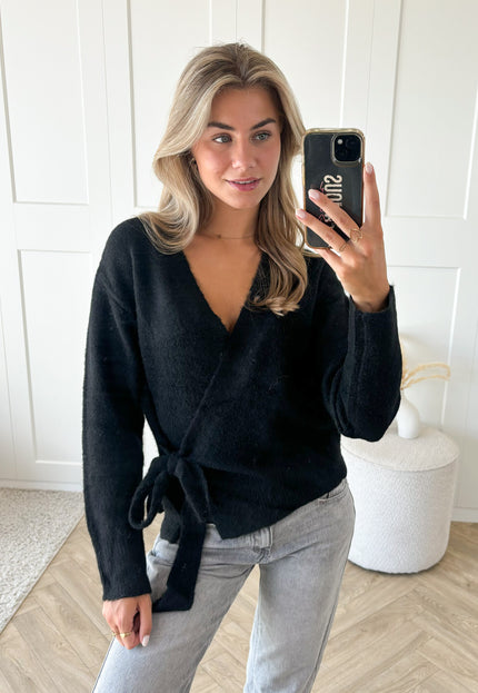 Famous Online Store Knit vest Isabella zwart
