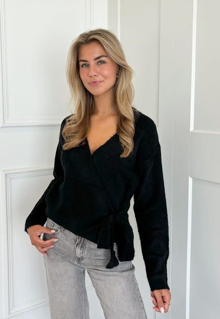 Famous Online Store Knit vest Isabella zwart