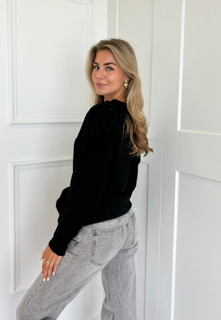 Famous Online Store Knit vest Isabella zwart