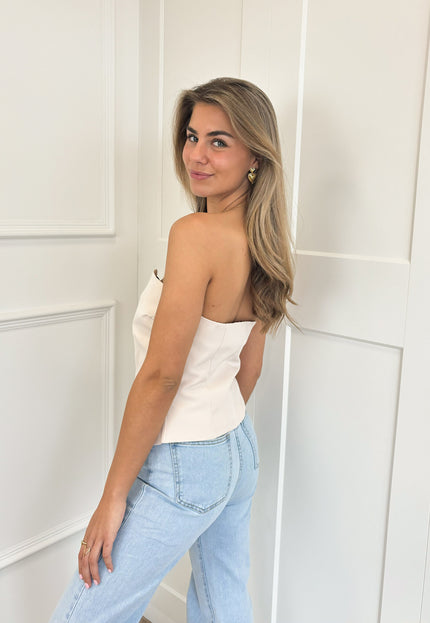 Famous Online Store Korset top Melanie beige