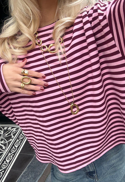 Famous Online Store Lange goudkleurige Glow ketting