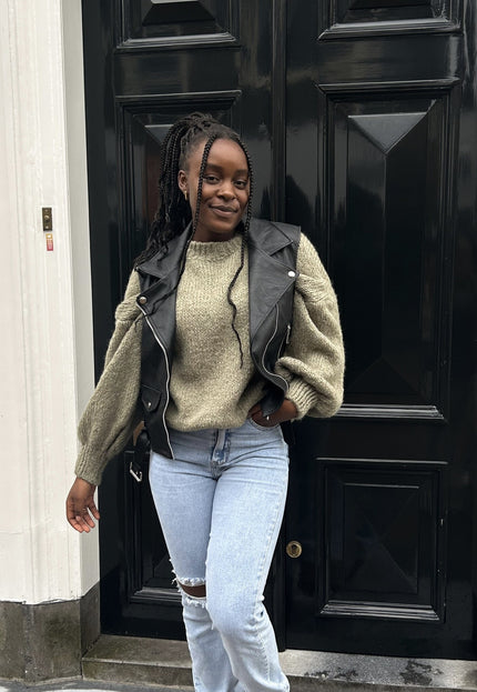 Famous Online Store Leer look gilet Hanna