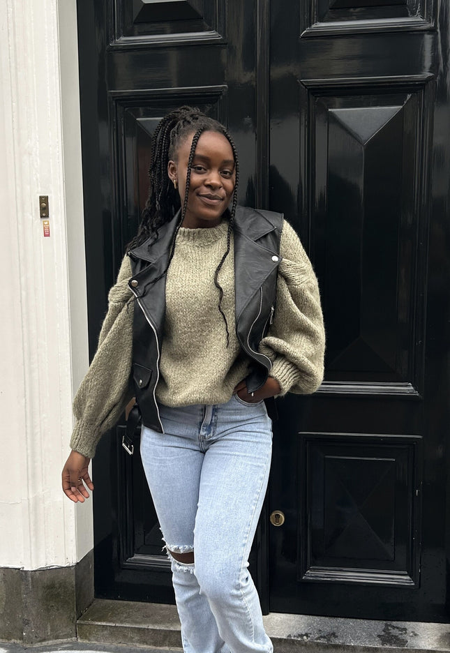 Famous Online Store Leer look gilet Hanna
