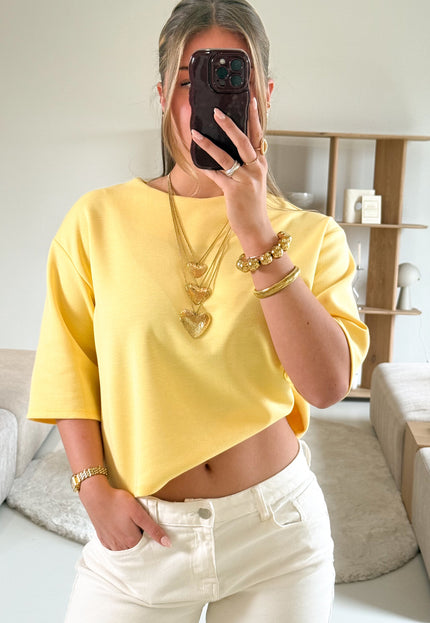 Famous Online Store Lexi tshirt geel