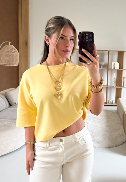 Famous Online Store Lexi tshirt geel