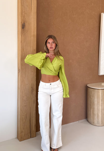 Famous Online Store Liz top groen