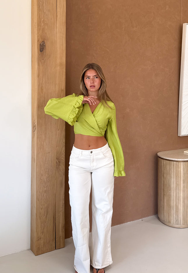 Famous Online Store Liz top groen