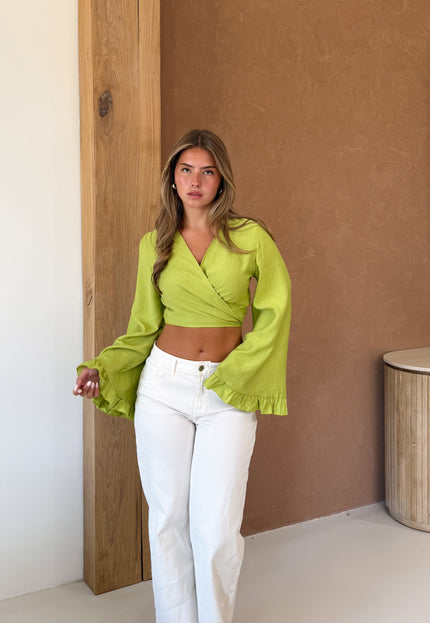 Famous Online Store Liz top groen