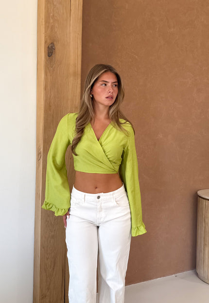 Famous Online Store Liz top groen