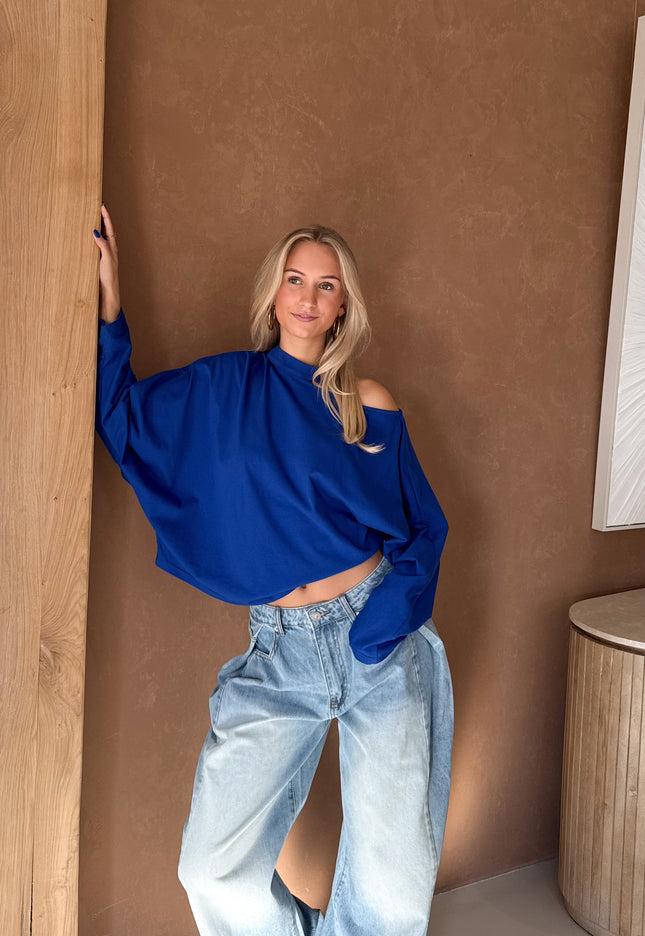 Famous Online Store Long sleeve top Camilla blauw
