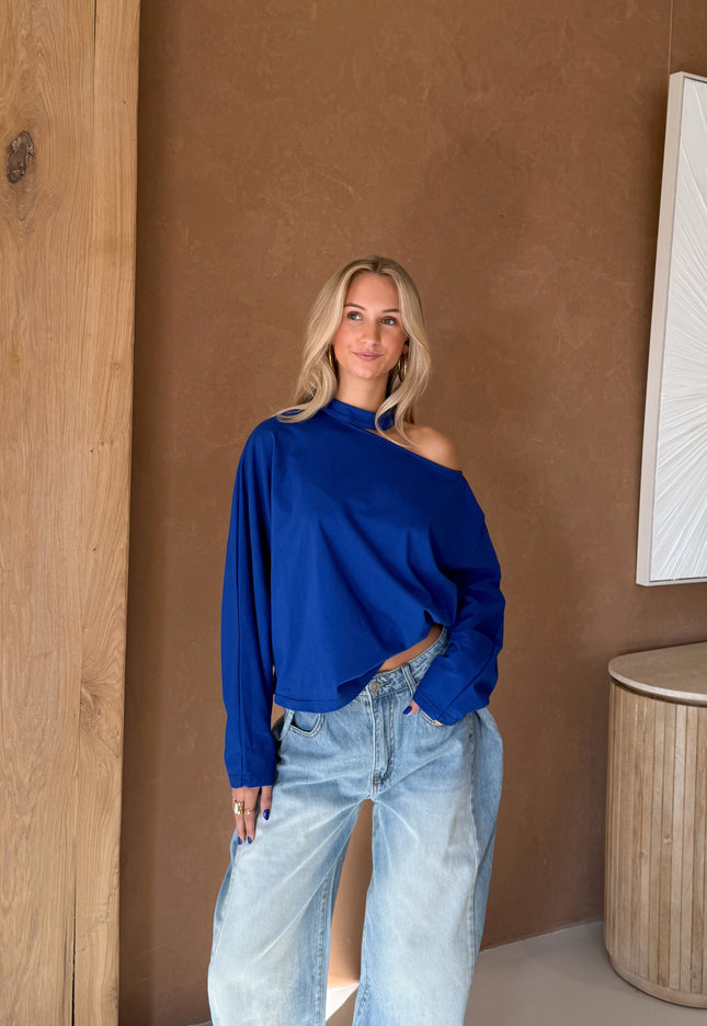 Famous Online Store Long sleeve top Camilla blauw