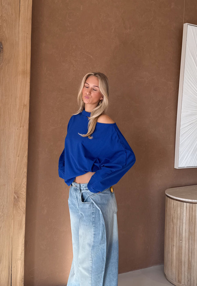 Famous Online Store Long sleeve top Camilla blauw