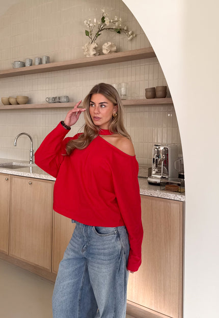 Famous Online Store Long sleeve top Camilla rood