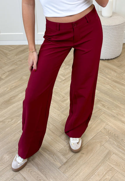 Famous Online Store Low waist pantalon Anouk bordeaux