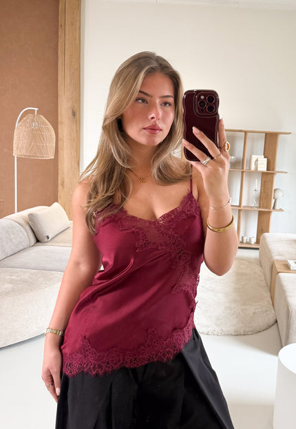 Famous Online Store Maan top bordeaux