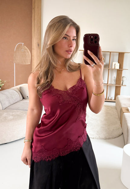 Famous Online Store Maan top bordeaux