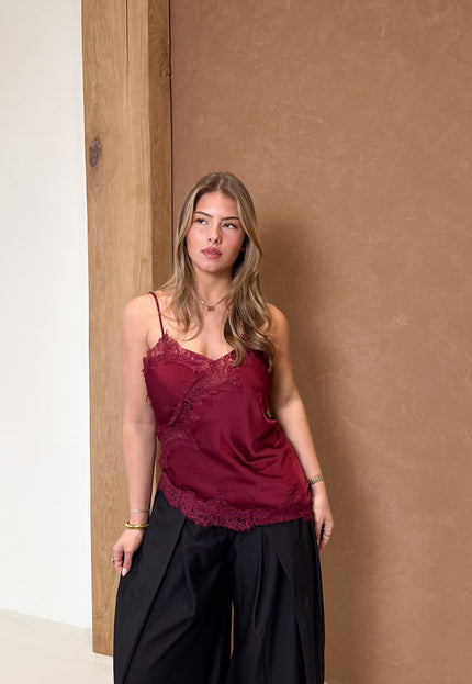 Famous Online Store Maan top bordeaux