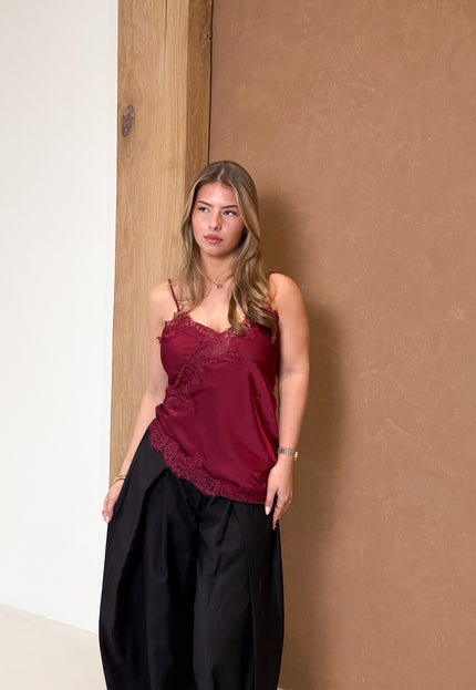 Famous Online Store Maan top bordeaux