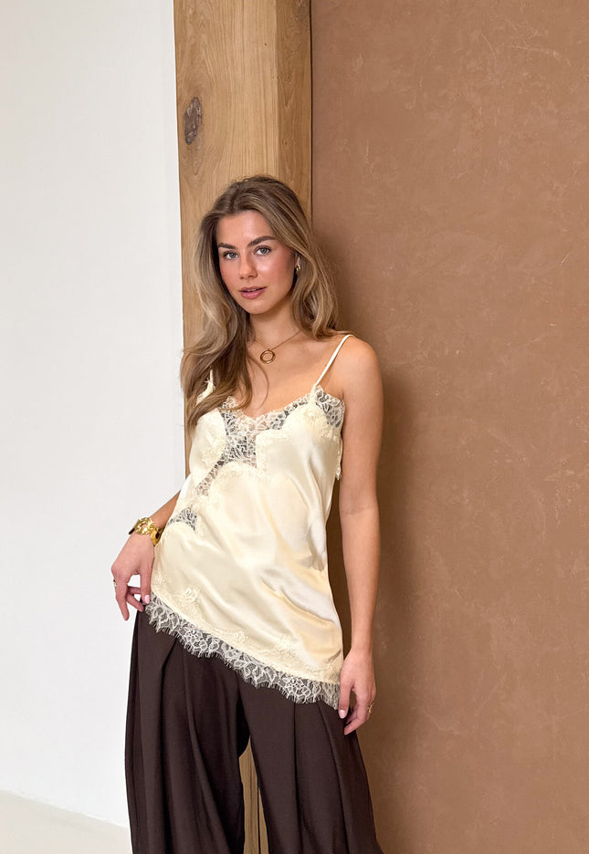 Famous Online Store Maan top geel
