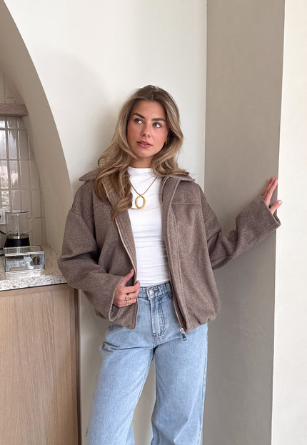 Famous Online Store Madelief jas taupe