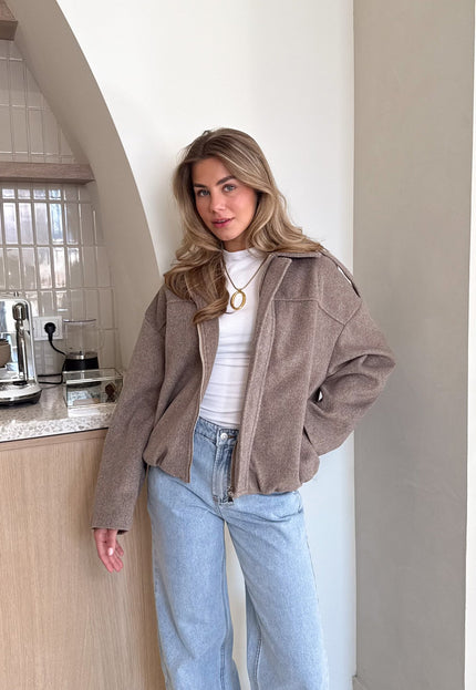 Famous Online Store Madelief jas taupe