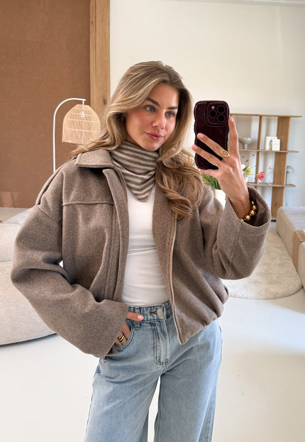 Famous Online Store Madelief jas taupe
