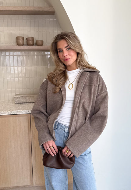 Famous Online Store Madelief jas taupe