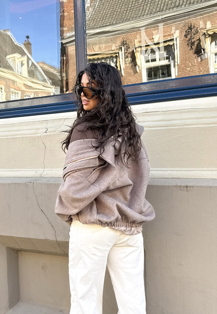 Famous Online Store Madelief jas taupe
