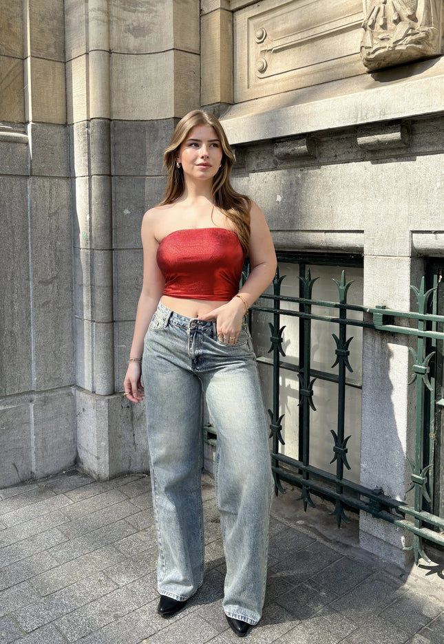 Famous Online Store Metallic tube top rood