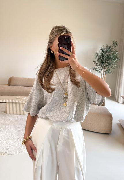 Famous Online Store Mia tshirt grijs