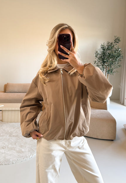 Famous Online Store Millie jas licht camel