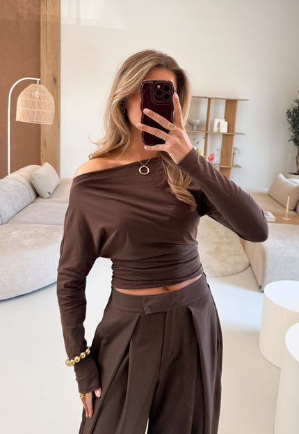 Famous Online Store Milou top bruin