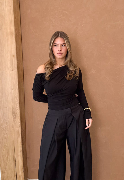 Famous Online Store Milou top zwart