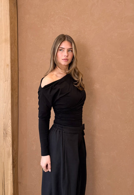 Famous Online Store Milou top zwart