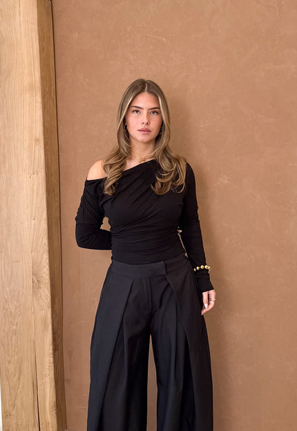 Famous Online Store Milou top zwart