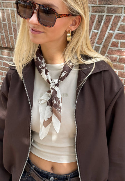 Famous Online Store Mini sjaal cow print