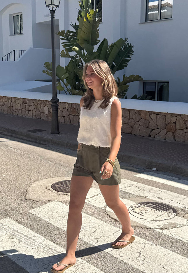 Famous Online Store Mirre top ecru