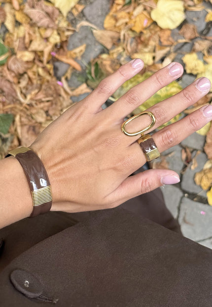 Famous Online Store Mocha bangle armband