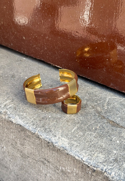 Famous Online Store Mocha ring