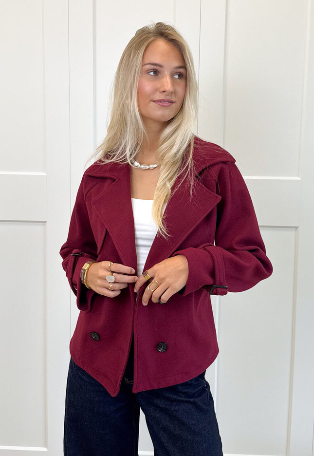 Famous Online Store My perfect coat bordeaux