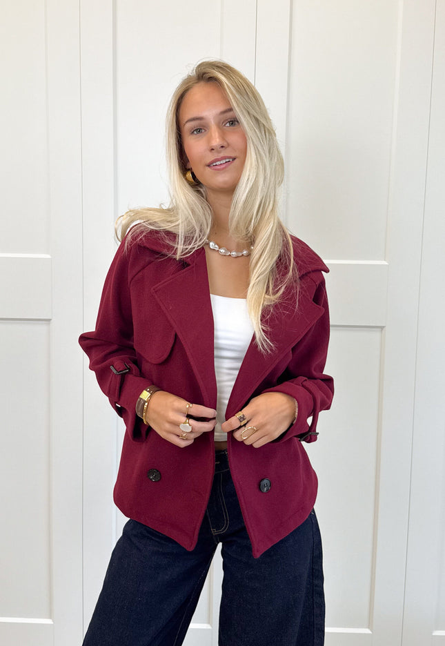 Famous Online Store My perfect coat bordeaux