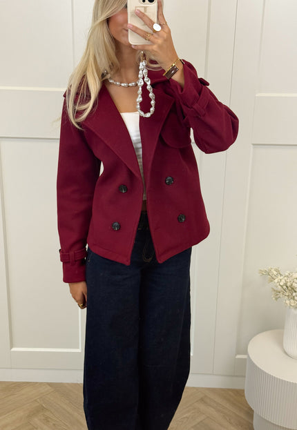 Famous Online Store My perfect coat bordeaux
