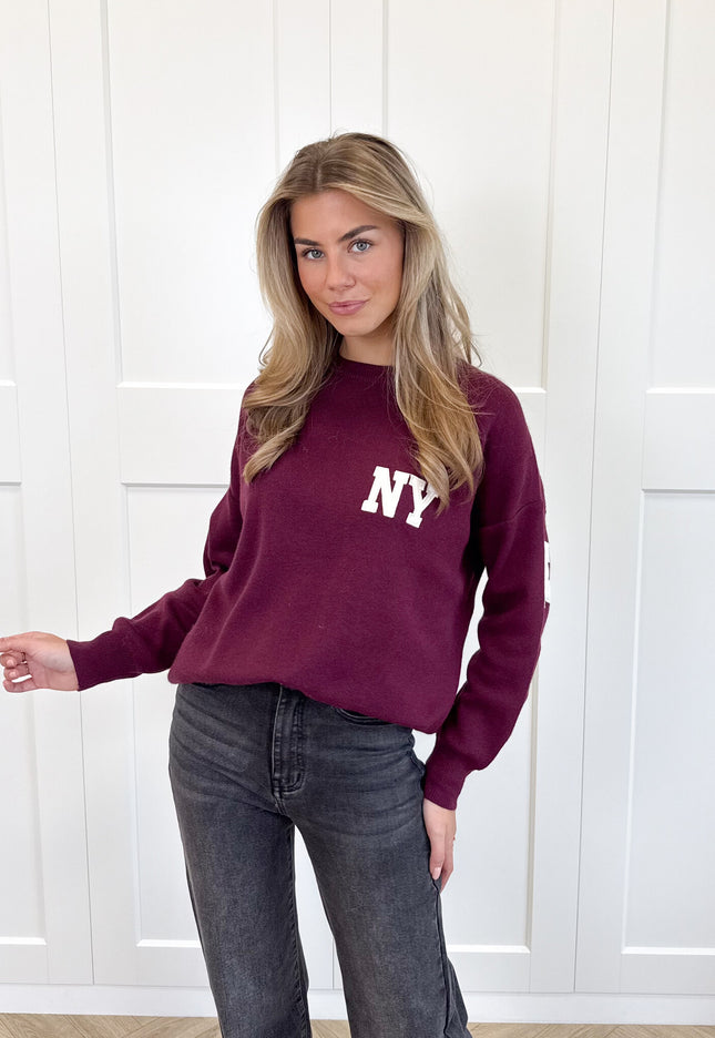 Famous Online Store New York trui bordeaux