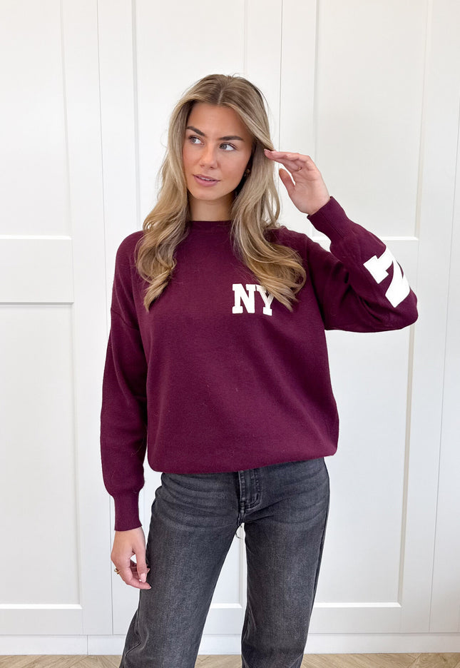 Famous Online Store New York trui bordeaux