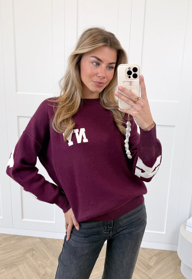 Famous Online Store New York trui bordeaux