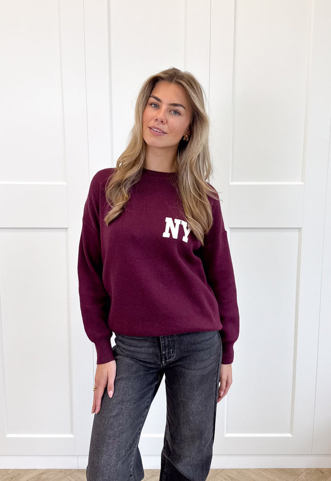 Famous Online Store New York trui bordeaux