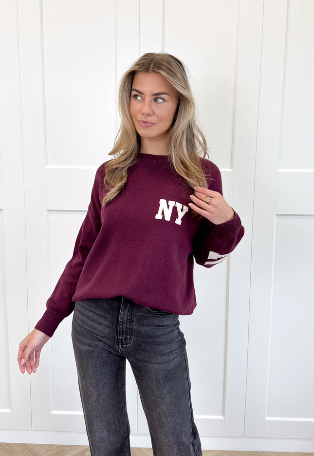 Famous Online Store New York trui bordeaux