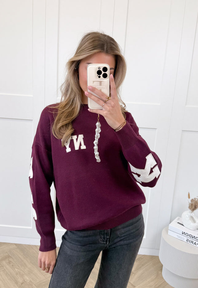 Famous Online Store New York trui bordeaux
